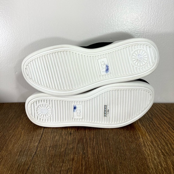 UGG Women's Libu Lite Sneaker Women’s Size 6.5 Black Suede/Mesh - Picture 8 of 10